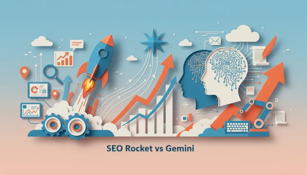 SEO Rocket vs Gemini: Don't Choose the Wrong AI SEO Tool