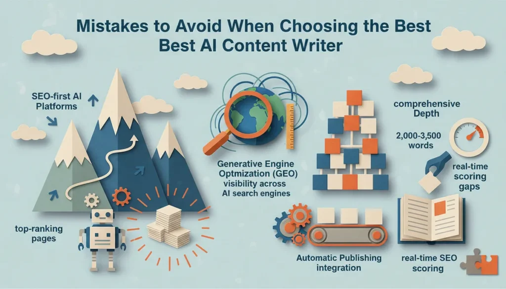 Mistakes to Avoid When Choosing the Best AI Content Writer