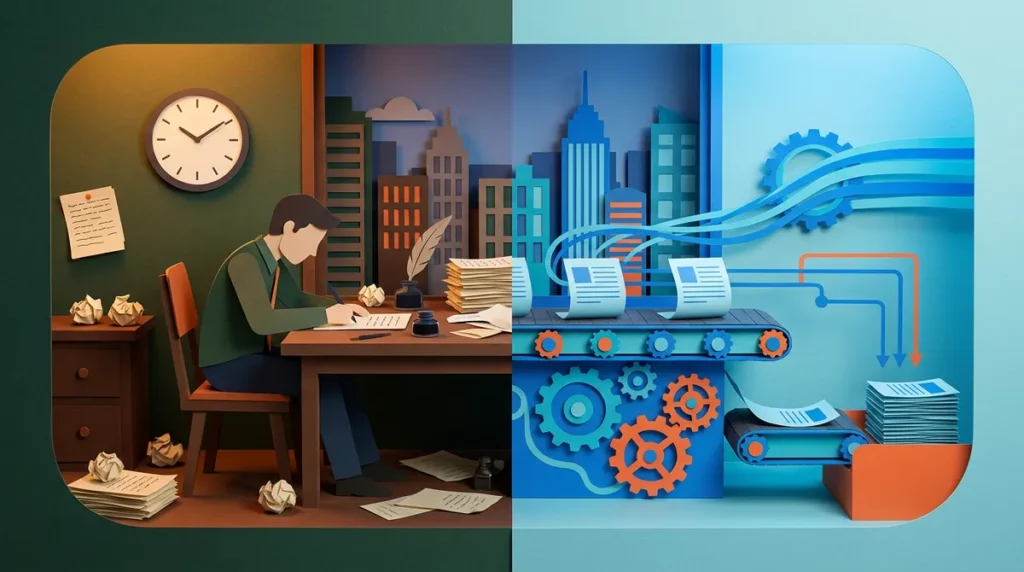 AI Blog Writing Software vs. Manual Blogging: Which Wins?