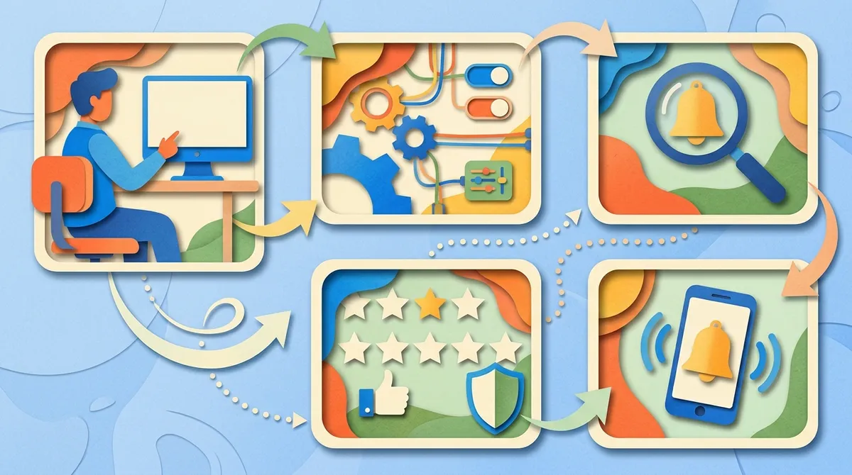Lost review alerts