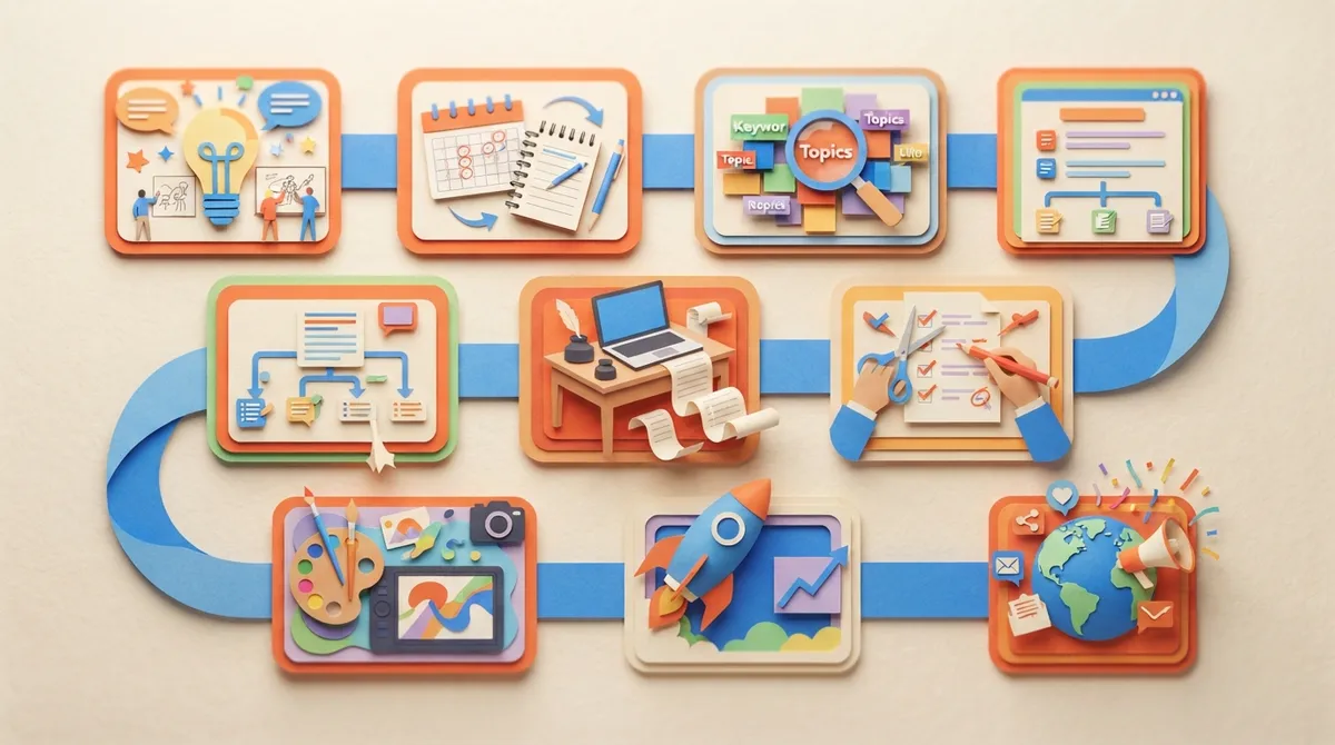 content creation workflow